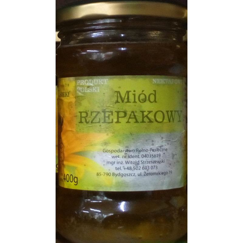 Miód rzepakowy 400g Miód rzepakowy 400g