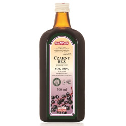 Sok z czarnego bzu 100% 500ml
