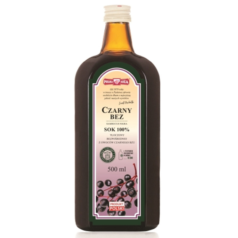 Sok z czarnego bzu 100% 500ml