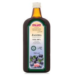 Sok jagodowy 100% 500ml