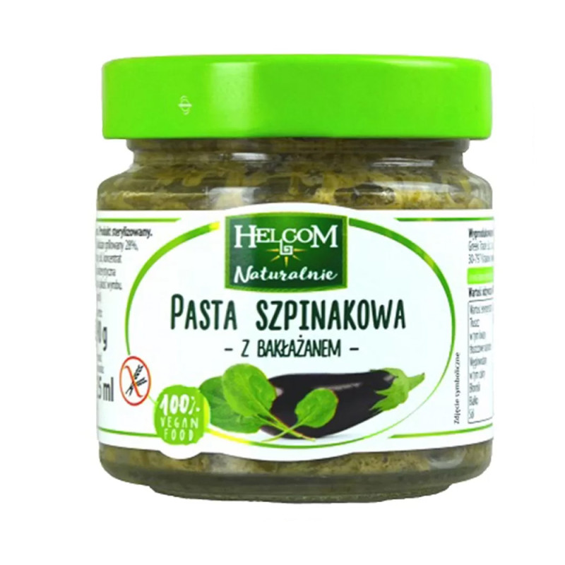 Pasta szpinakowa z bakłażanem 190g