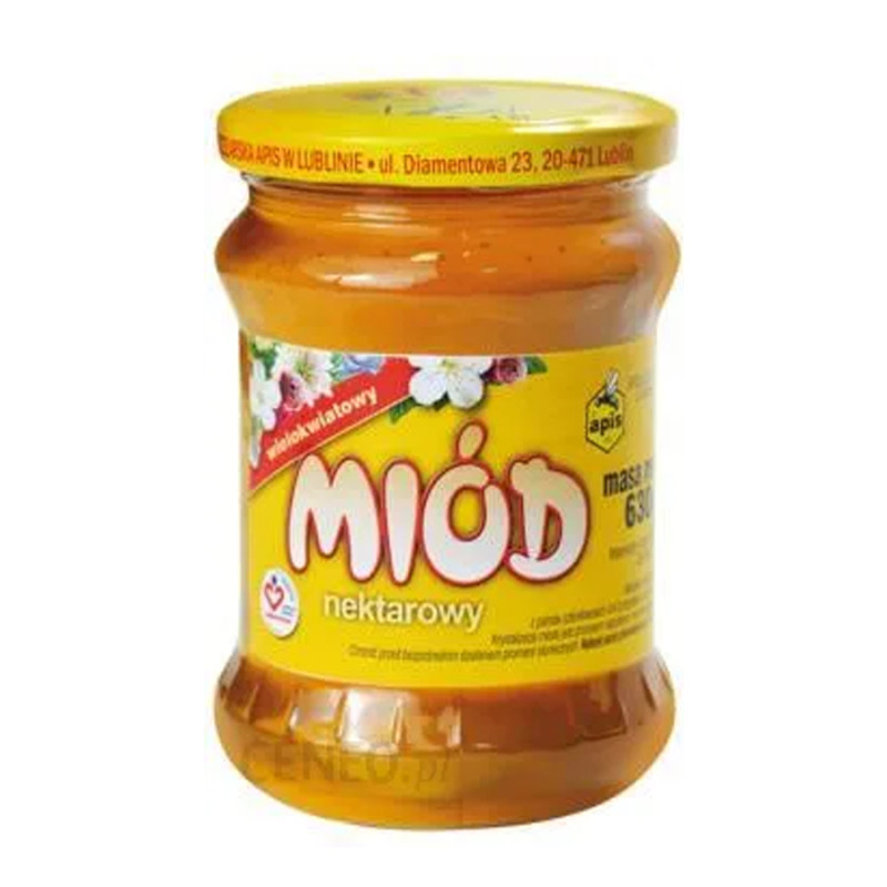 Miód wielokwiatowy nektarowy - 630g Miód wielokwiatowy nektarowy - 630g