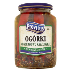 Ogórki konserwowe kaszubskie 640g