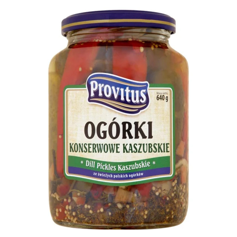 Ogórki konserwowe kaszubskie 640g
