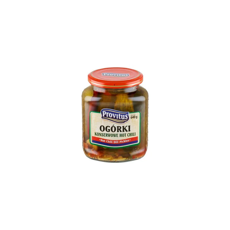 Ogórki konserwowe Hot Chilli 640g